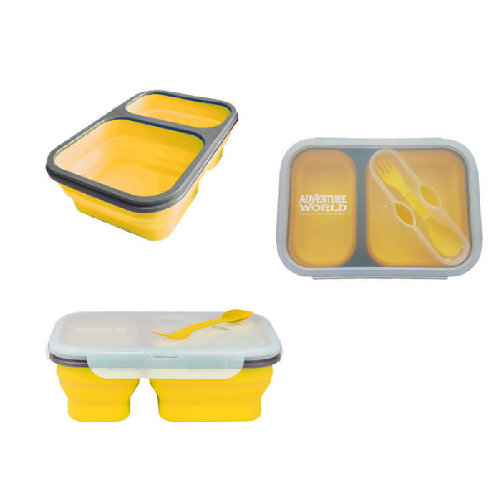 Adventure World Foldable Lunchbox (Yellow) - WERONE