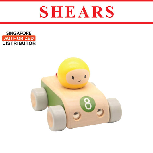 Shears Baby Toy Toddler Wooden Toy Car Super 8 Race Car SWTRC - WERONE