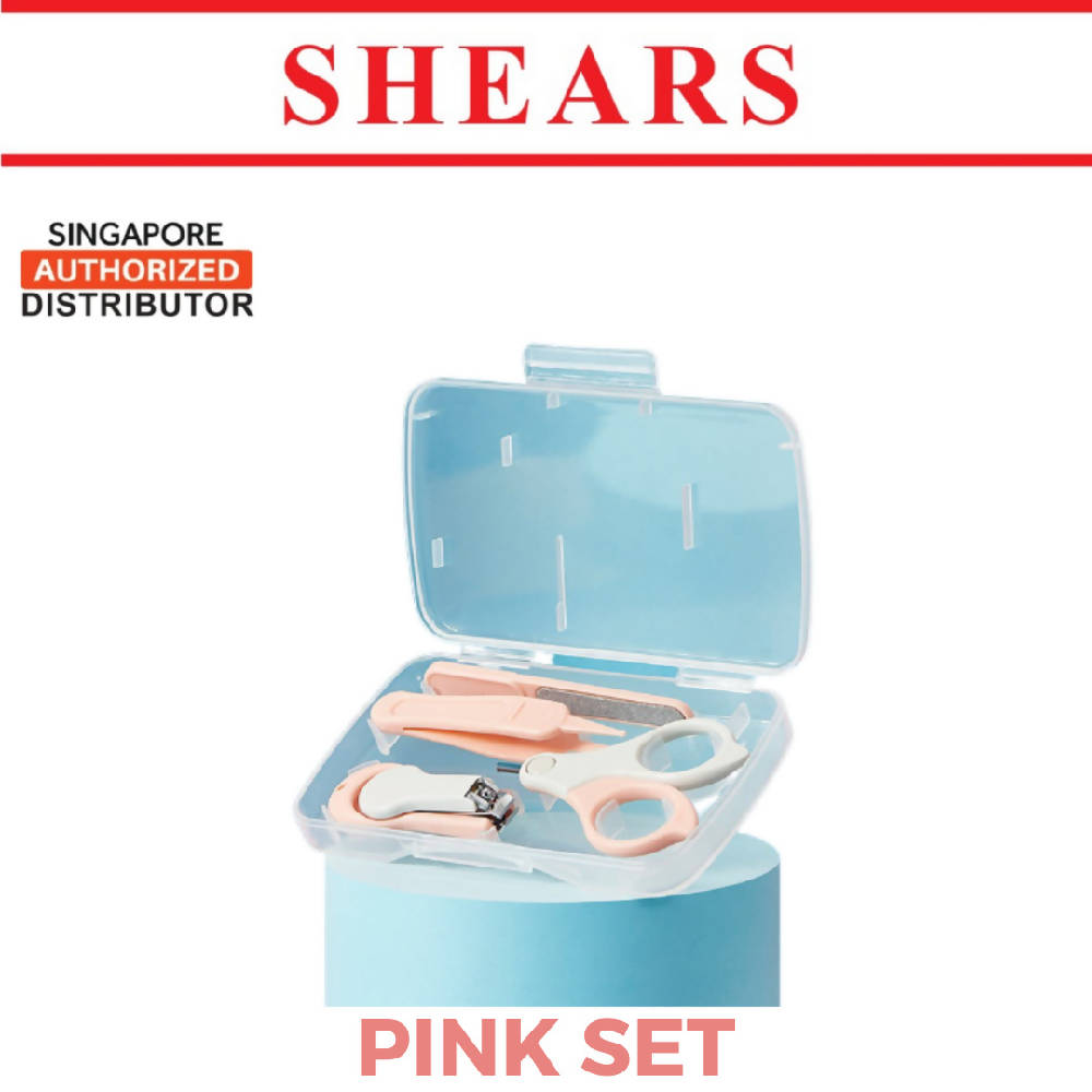 Shears Baby Nail Care Set Toddler Nail Manicure Set PINK - WERONE