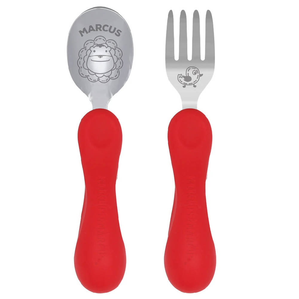 Marcus & Marcus Easy Grip Spoon and Fork Set - WERONE