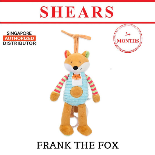 Shears Baby Toy Toddler Soft Toy Musical PullString FRANK THE FOX - WERONE