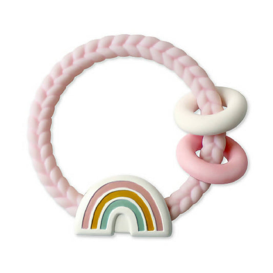 RITZY RATTLE SILICONE TEETHER RATTLES RAINBOW - WERONE
