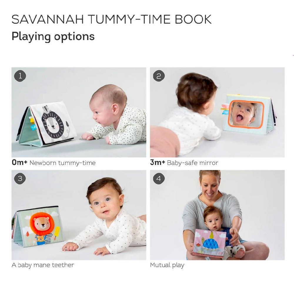 Taf Toys Savannah Tummy Time Book - WERONE