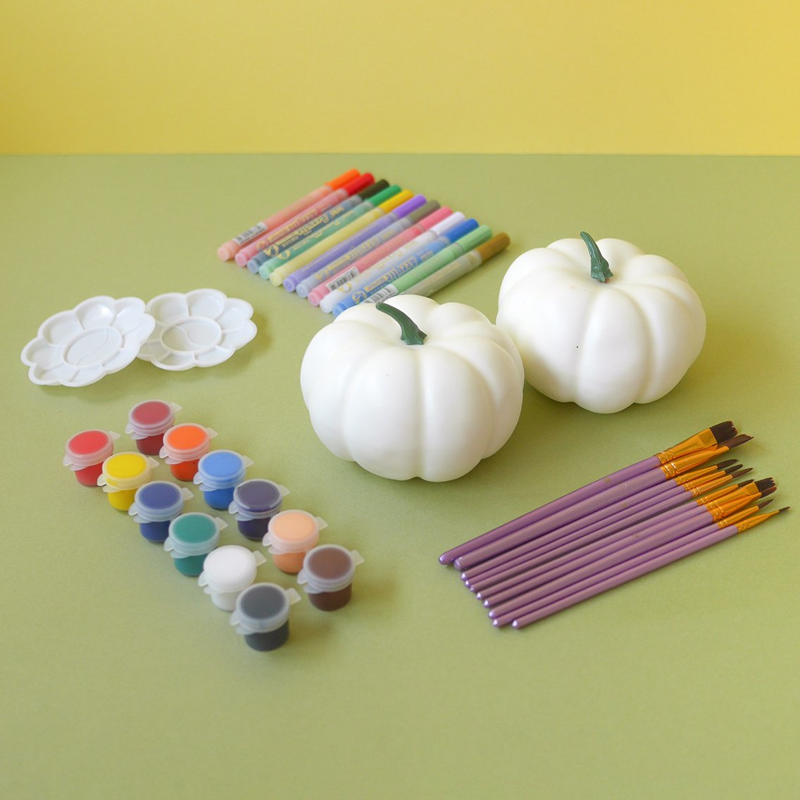 Gratitude Pumpkin Painting Kit - Set for 2 - WERONE
