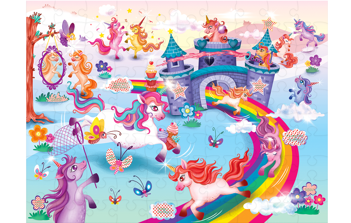 I Love Unicorns - Secret Message Puzzle - WERONE