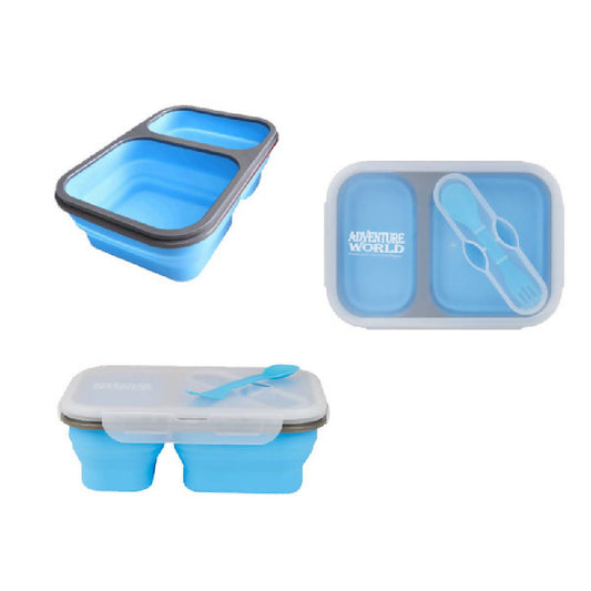 Adventure World Foldable Lunchbox (Blue) - WERONE