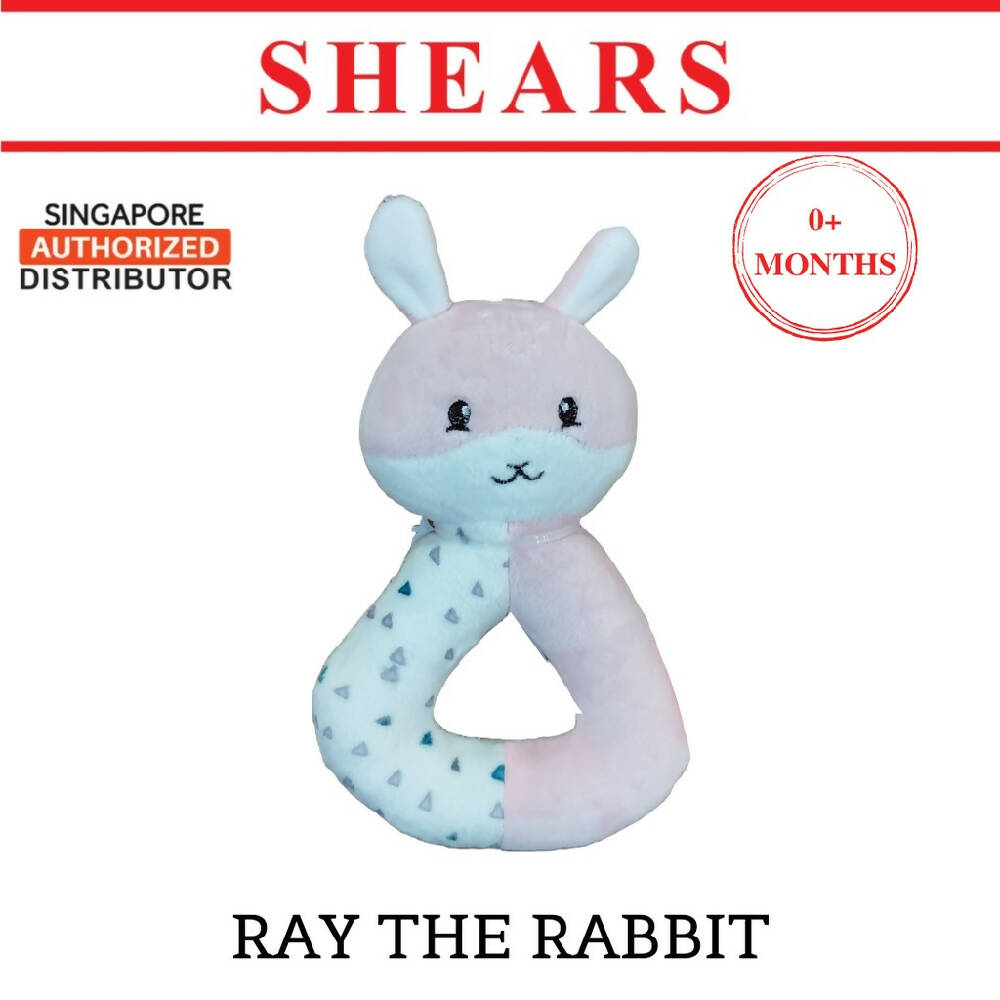 Shears Baby Toy Toddler Ring Rattle Savanna Animals Series - WERONE
