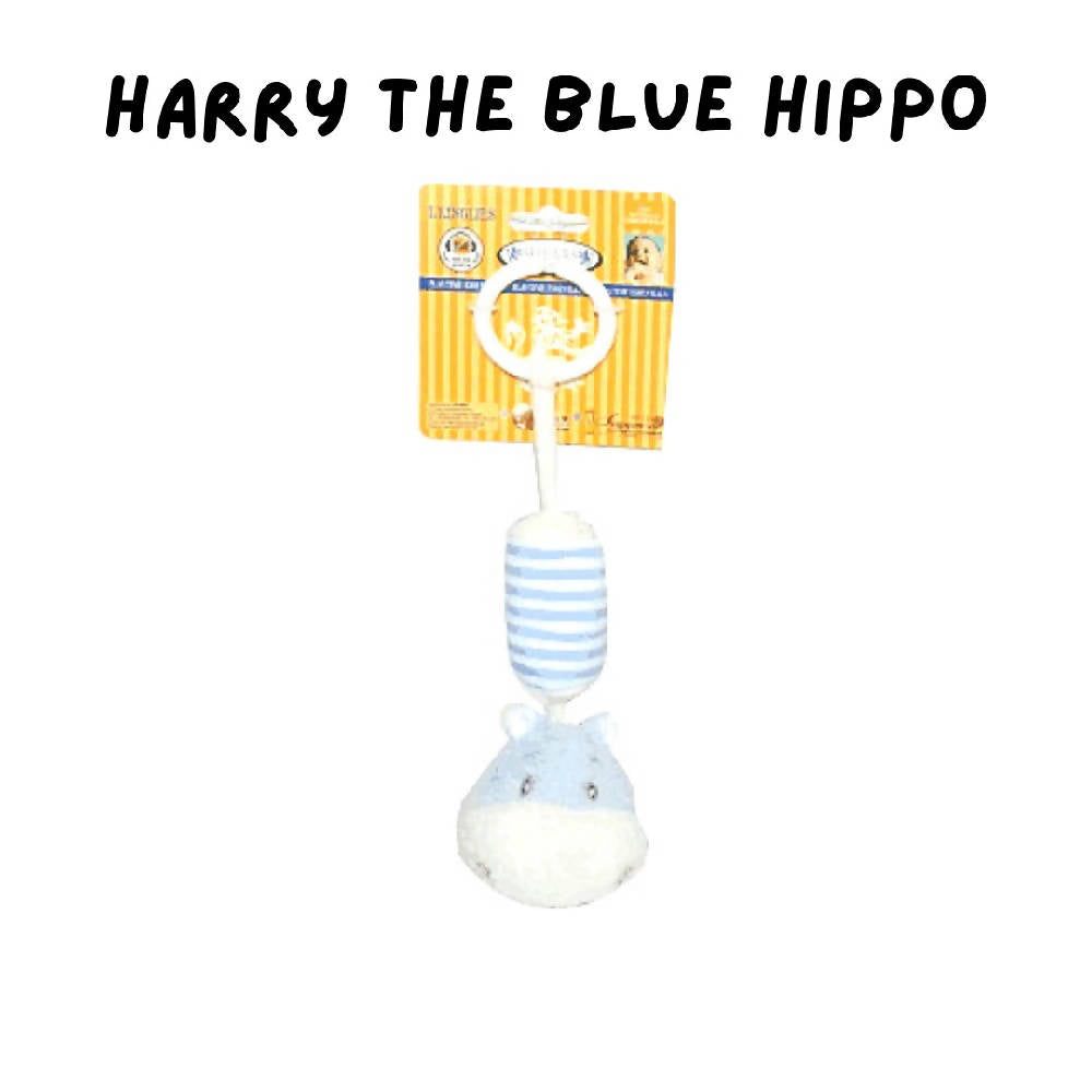 Shears Baby Toy Ling Ling Toy Harry the Blue Hippo SLLHB - WERONE