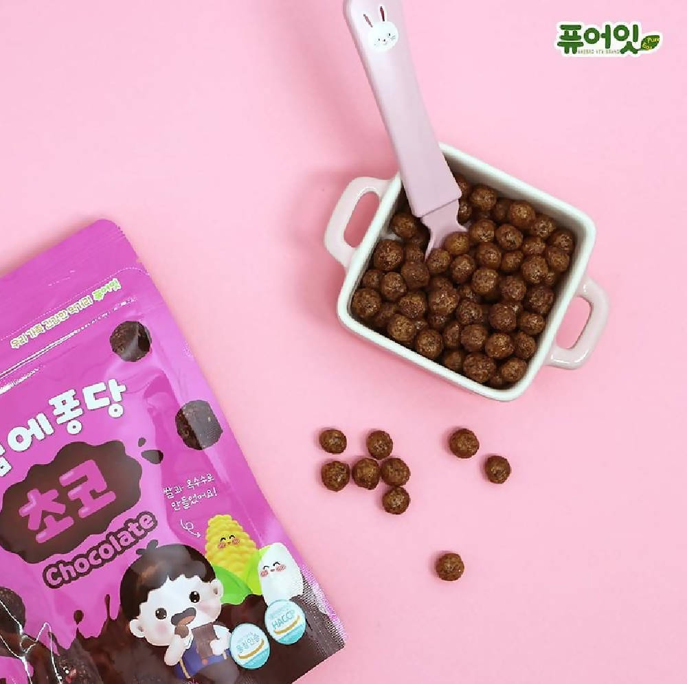 Pure-Eat Rice Corn Ball Snack 25g from Korea - WERONE