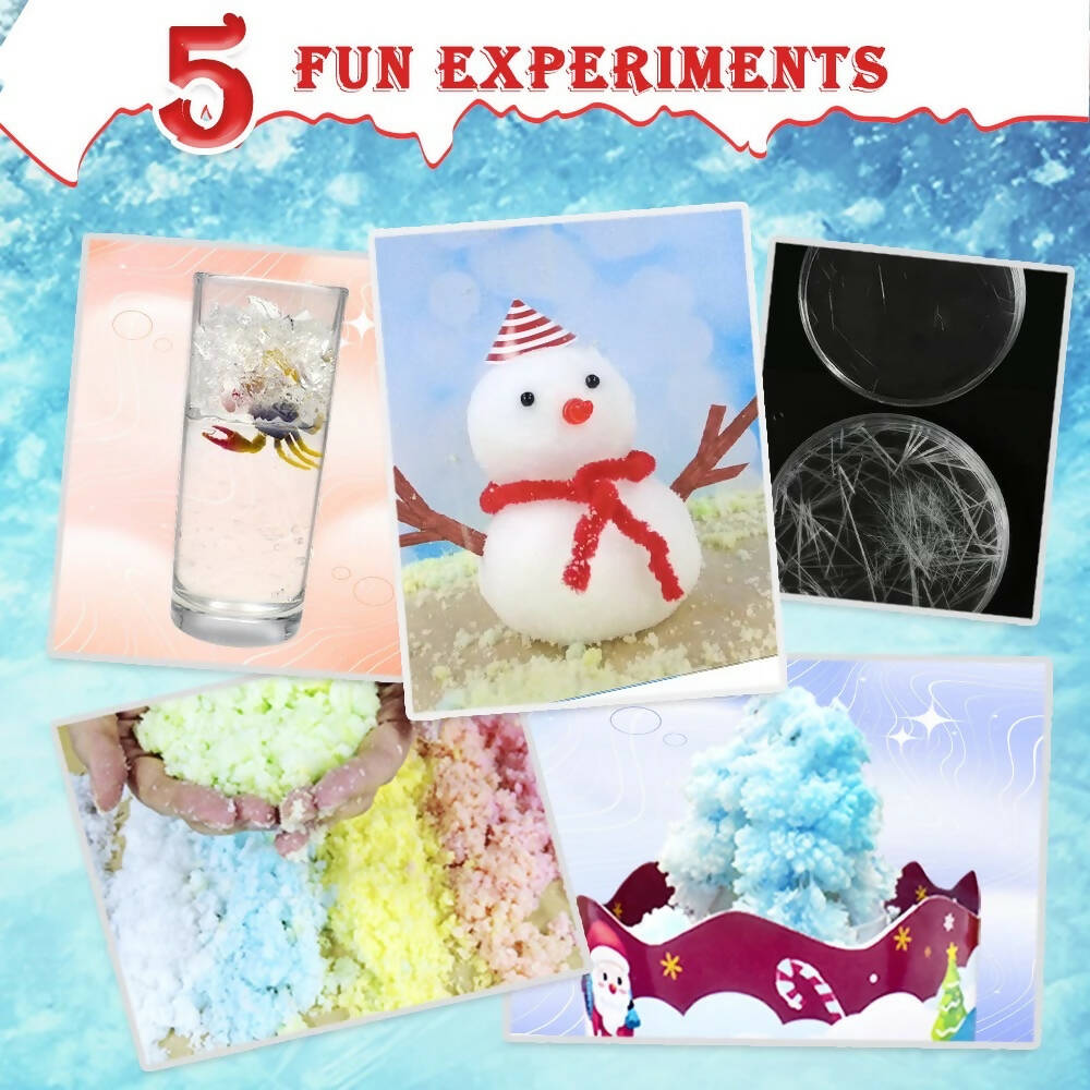 Winter Science STEM Craft Kit Scientific Experiments Set DIY Educational Kits Science Toy for Kids - WERONE