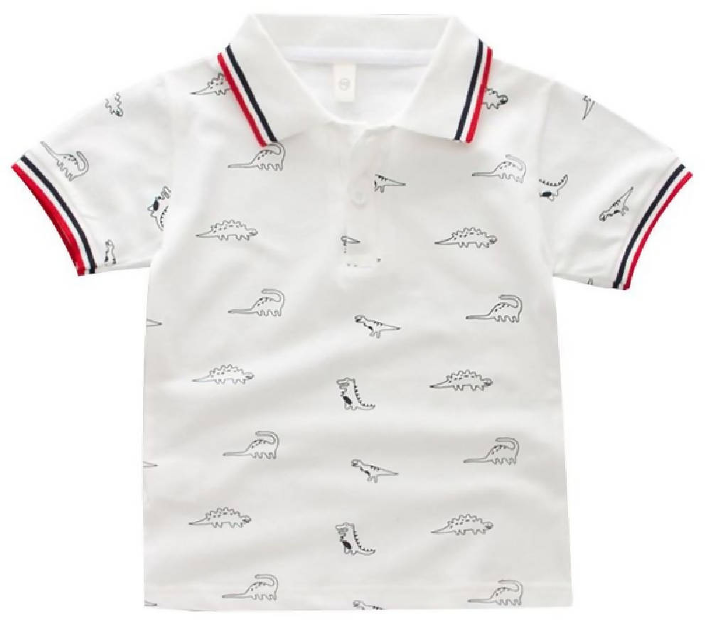 White Dino Polo Shirt - WERONE