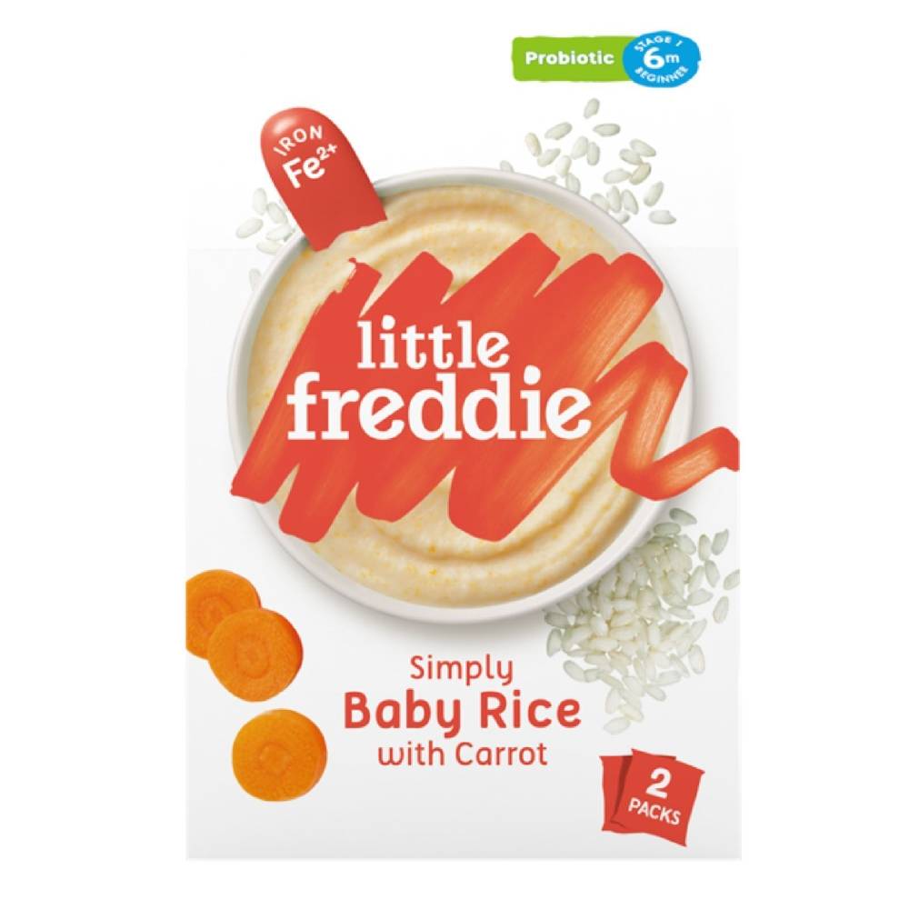 Little Freddie Simply Baby Rice with Carrot  (Probiotics) 160g - WERONE