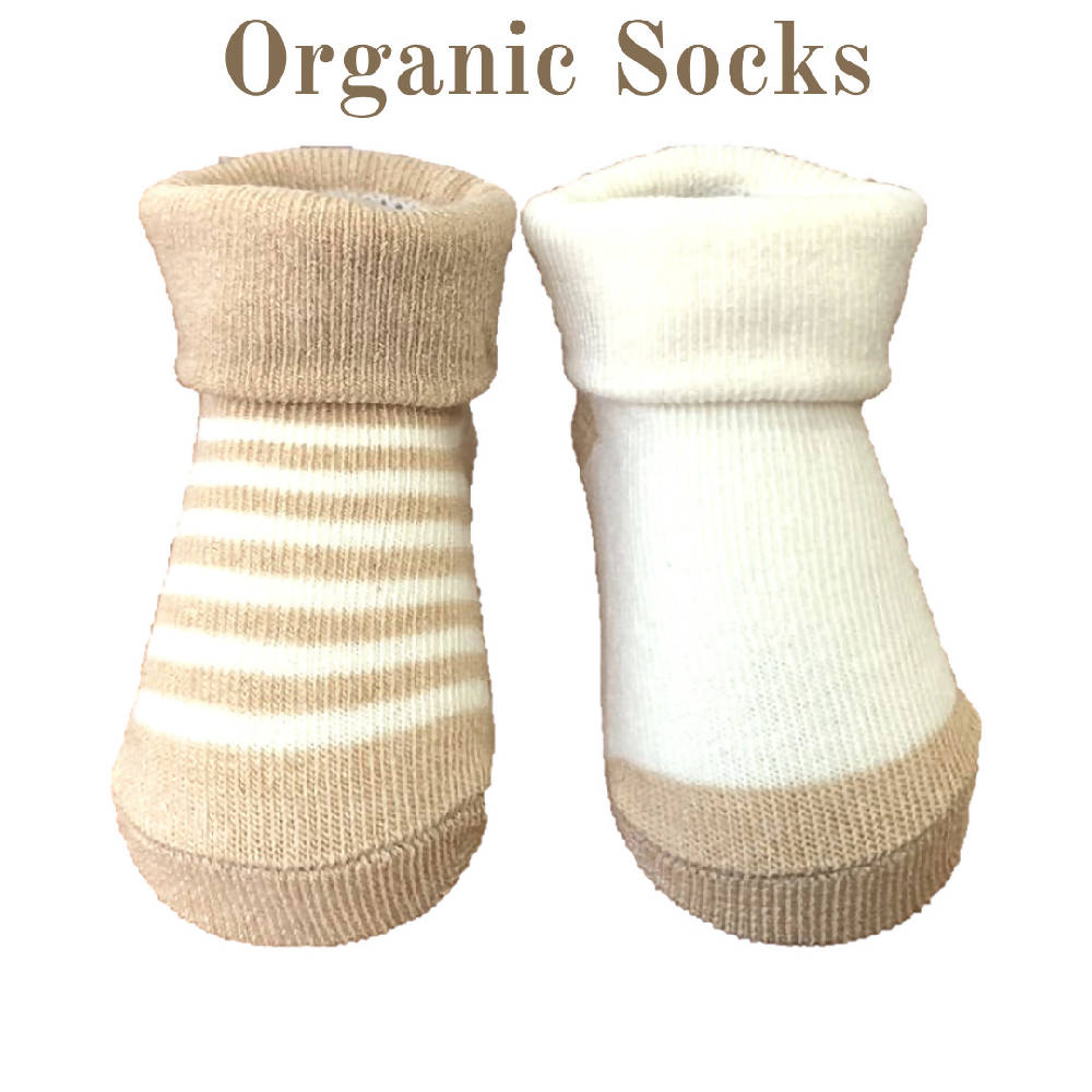 Shears New Born Socks Organic Baby Socks Stripe SOGSOCKST - WERONE