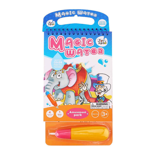 Jar Melo - Magic Water Coloring Pad - Amusement Park - WERONE