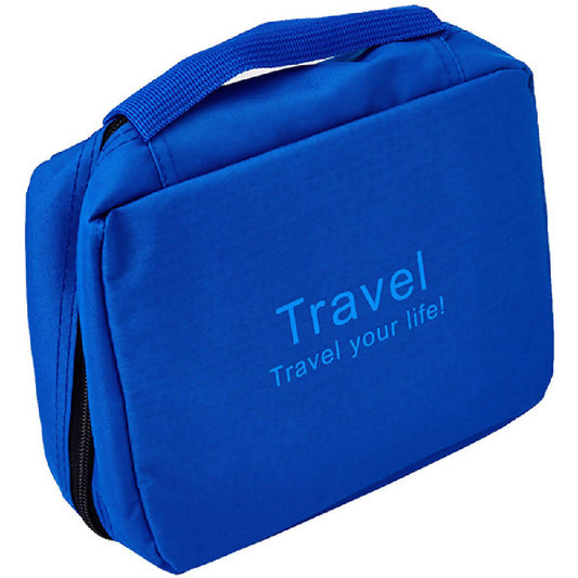 Adventure World Travel Toiletries Bag (Blue) - WERONE