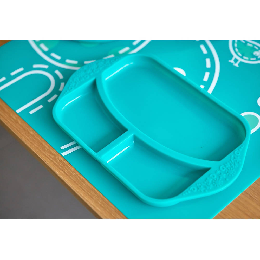 Marcus & Marcus Silicone Divided Plate - Ollie - WERONE