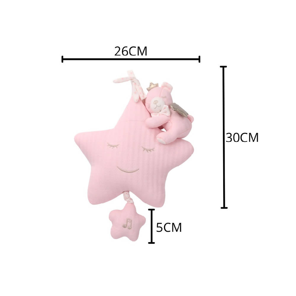 Shears Baby Toy Toddler Soft Toy Musical Pull String PENNY THE STAR BEAR - WERONE