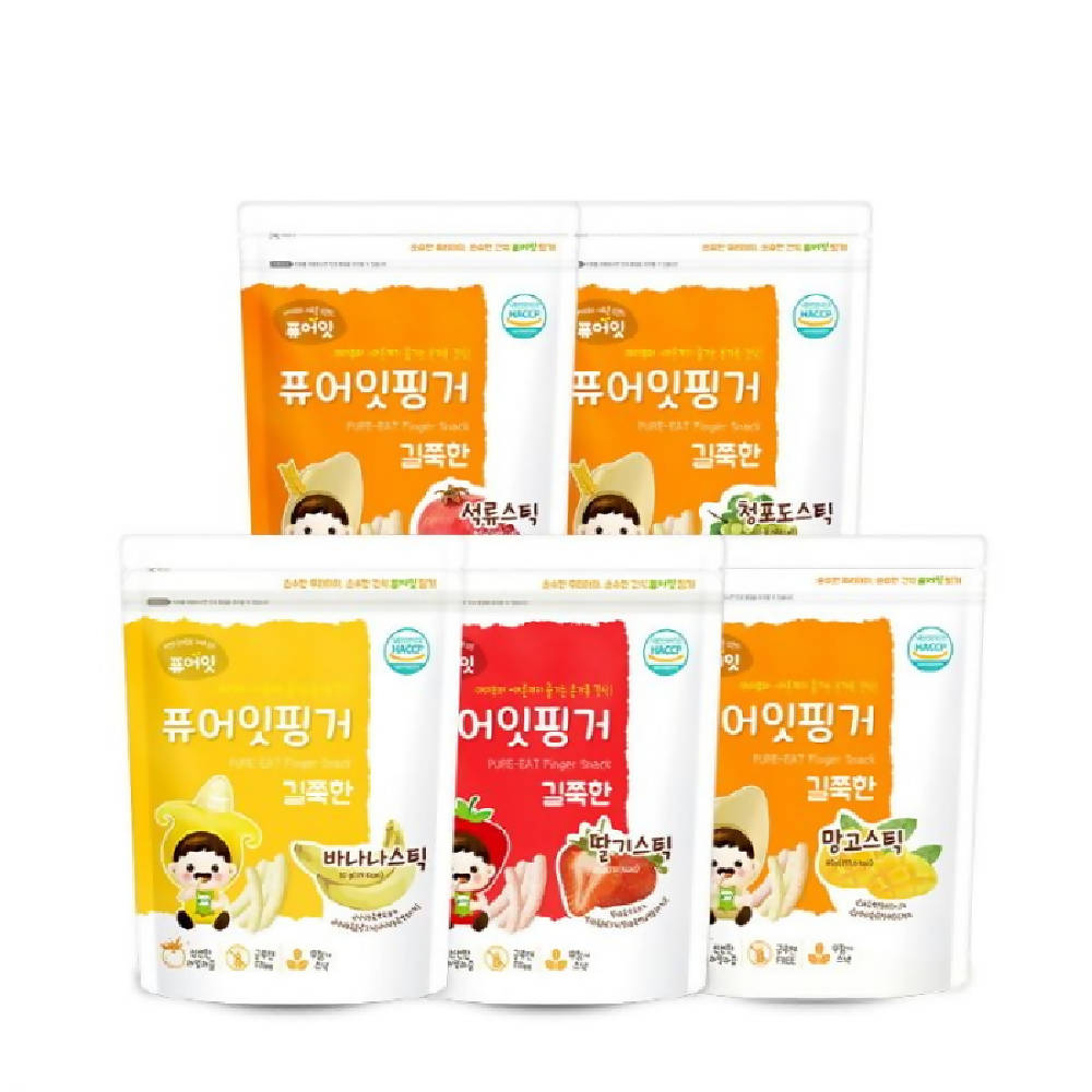 Pure-Eat Fruit Brown Rice Stick Snack 30g from Korea - WERONE