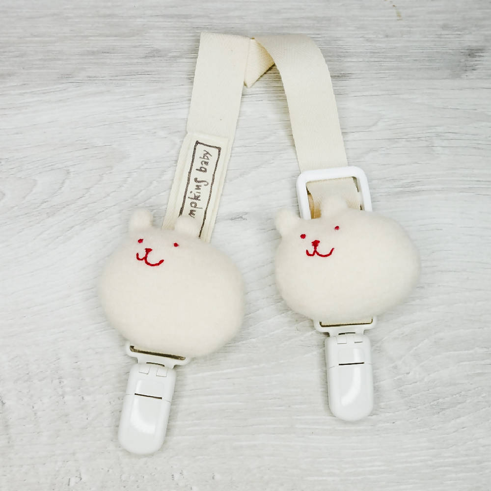 Pompkins Organic Cotton Bib Clips (Made In Japan) - WERONE