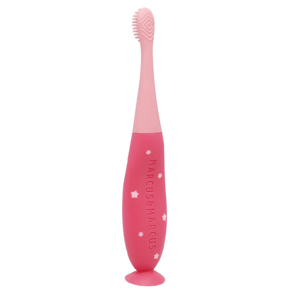 MARCUS & MARCUS REUSABLE TODDLER SILICONE TOOTHBRUSH - WERONE