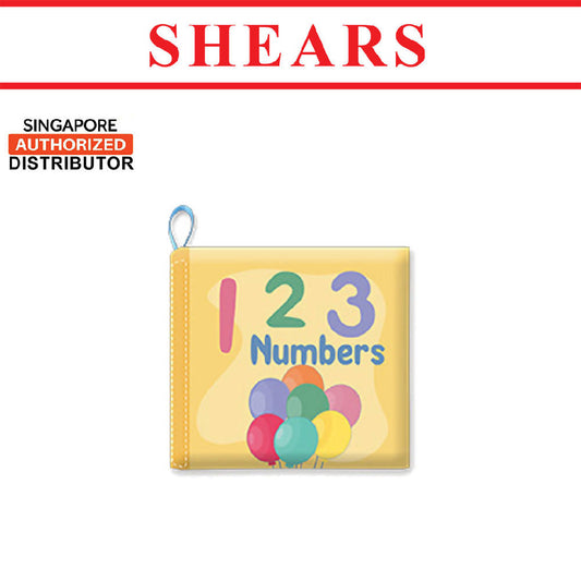 Shears Baby Cloth Book Toddler Learning Book Recognition NUMBER - WERONE