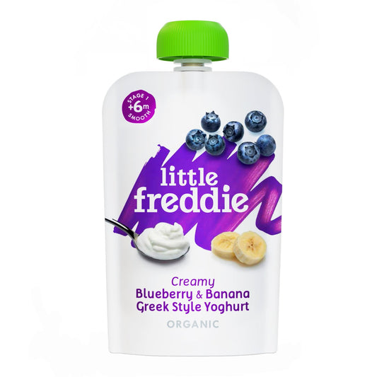 Little Freddie  Creamy  Blueberry & Banana Greek Style Yoghurt - 100g - WERONE