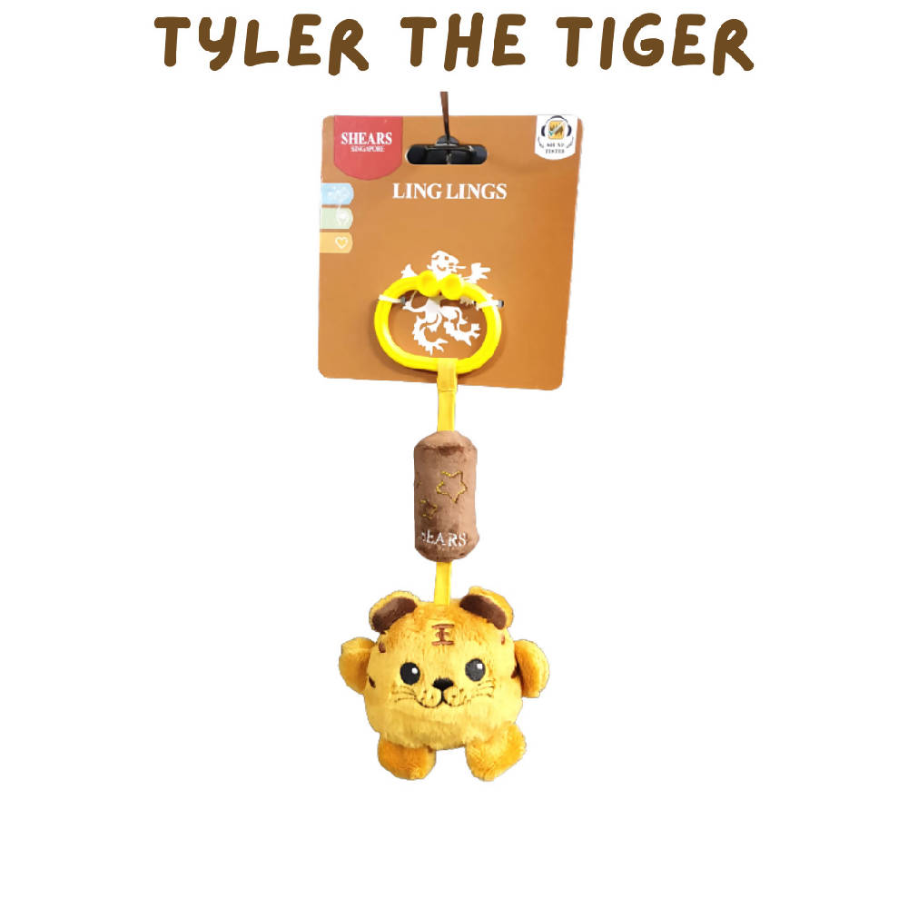 Shears Baby Toy Ling Ling Toy Tyler the Tiger SLLTT - WERONE