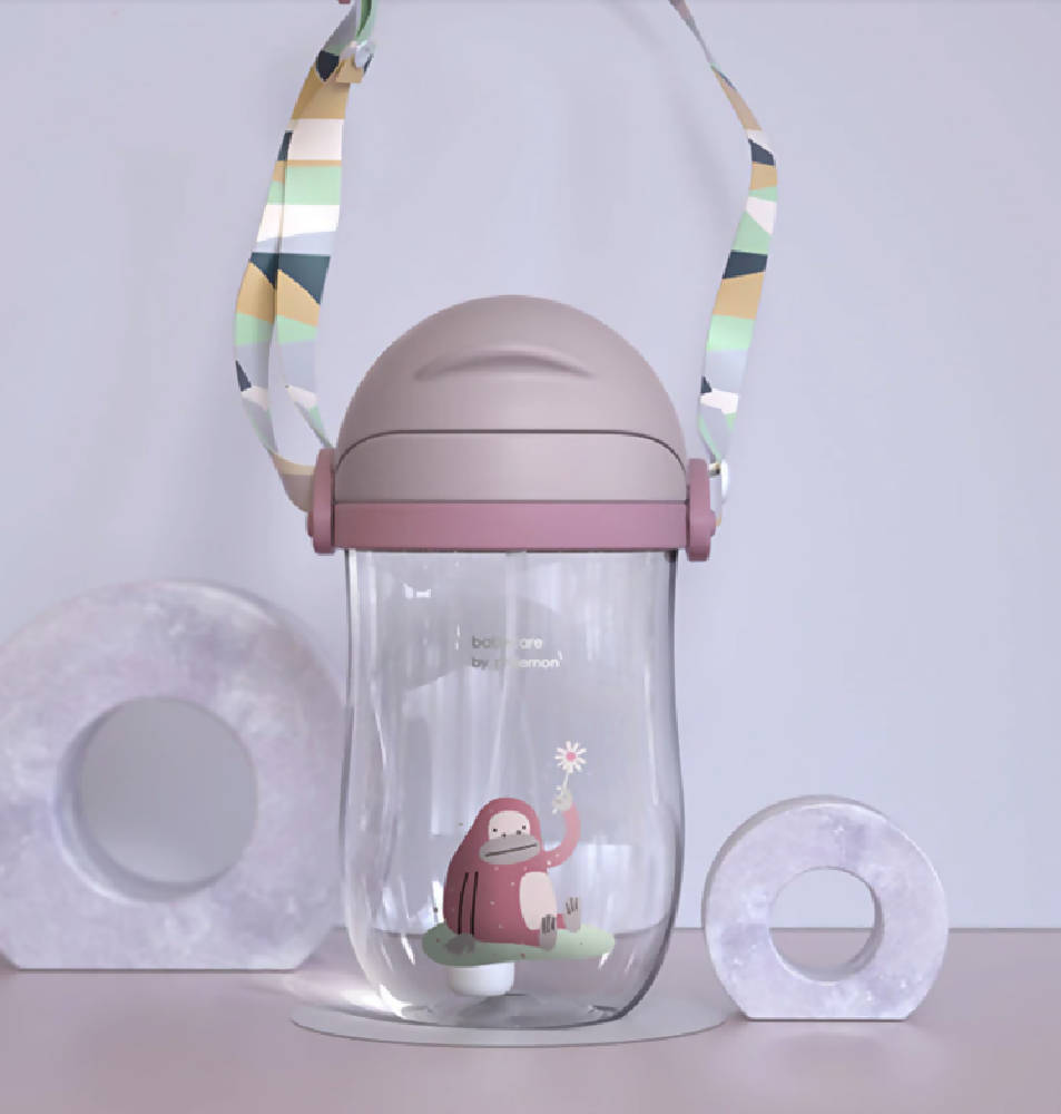 Babycare Straw Water Bottle - 360ml - WERONE