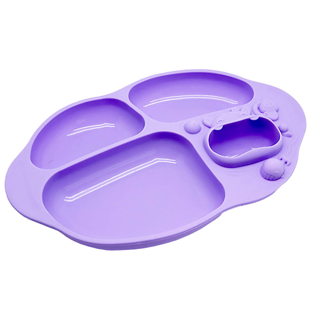 Marcus & Marcus Yummy Dips Suction Divided Plate - Willo - WERONE