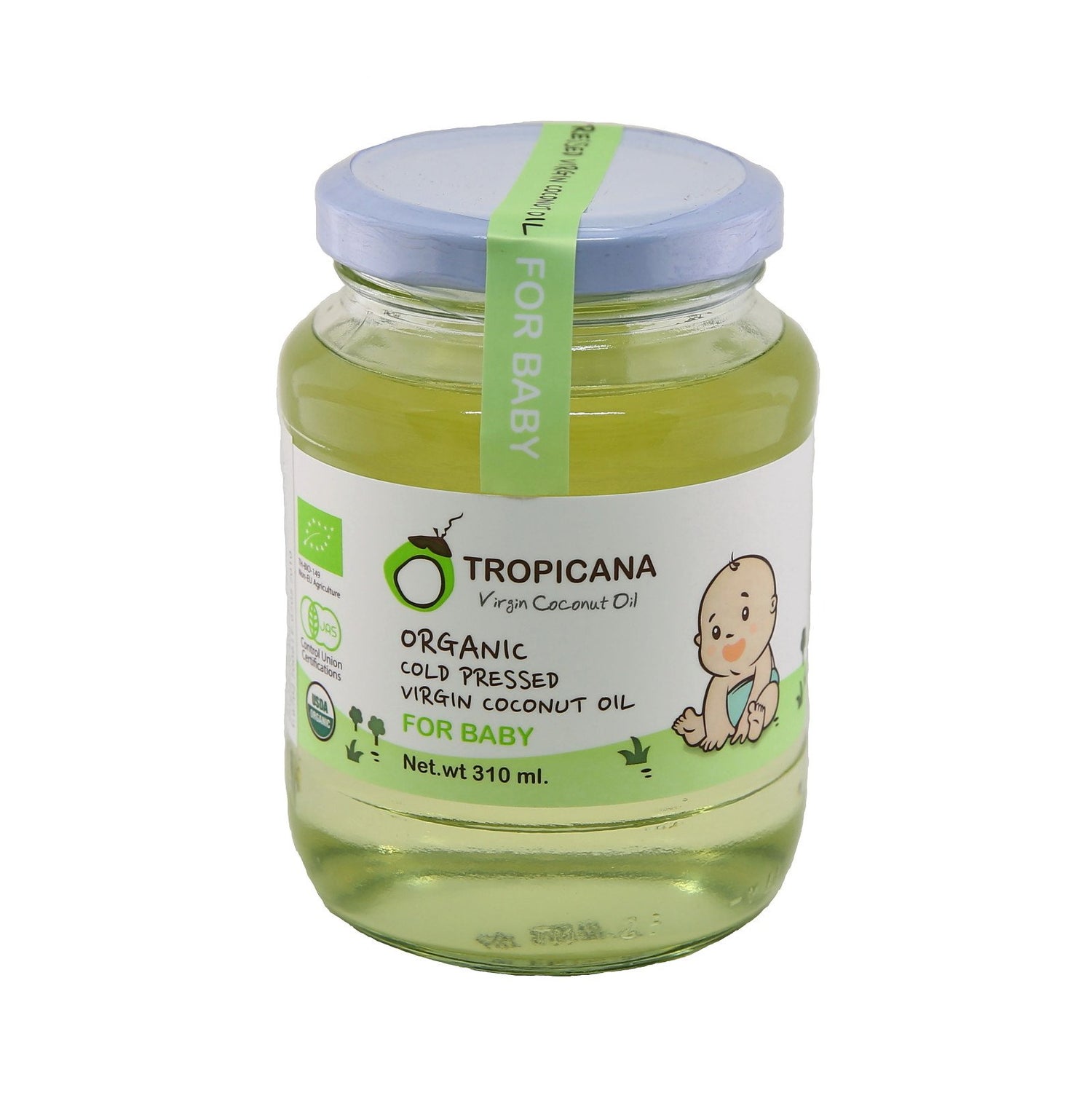 Tropicana Organic Cold Pressed.(Consumption) Virgin Coconut Oil ( For Baby ) - WERONE