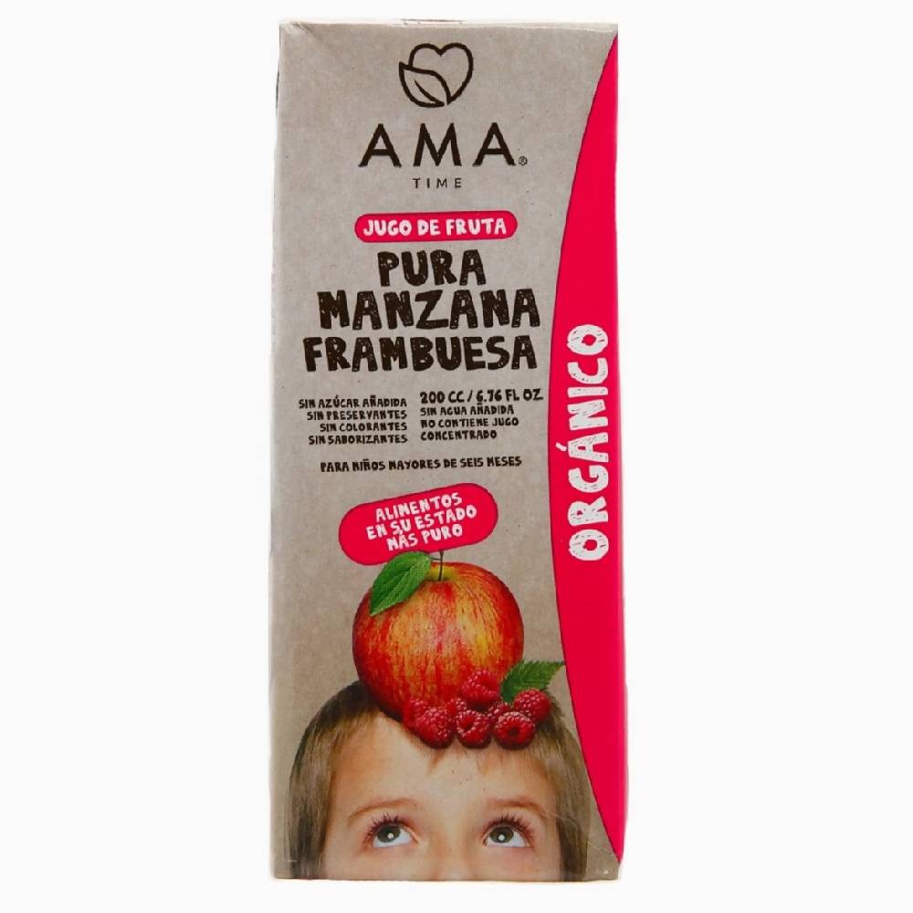 AMA Time Organic Raspberry and Apple Juice - Pack of 3 - WERONE